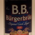 B B Burgerbrau label by Budejovicky Mestansky